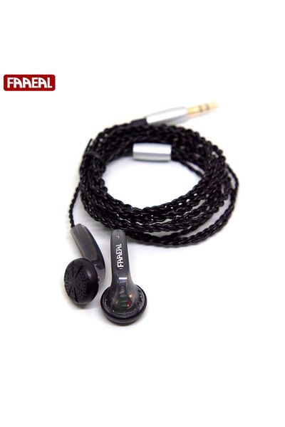 Choice سماعات أذن FAAEAL Snow-lotus 1.0 بدون ميكروفون 64 أوم DIY باللون الرمادي، سماعات أذن لطيفة للموسيقى الصوتية للنساء بطول 3.5 متر
