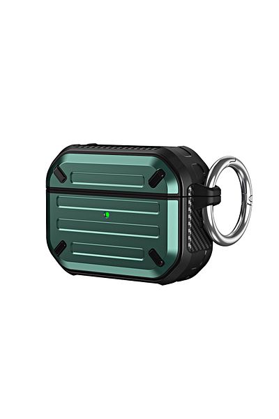 Choice for AirPods Pro Cyan Shockproof Rugged PC TPU Wireless Earphone Accessories Cover Case Fit for Airpo