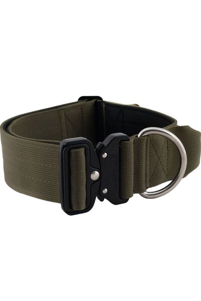 AlphaTact Alphagrip Pro 5cm-Kulplu-Büyük Irk-Taktik Boyun Tasması