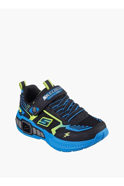 SKECHERS Skechers Boys' Printed Light-Up Sports Shoes with Hook and Loop Closure - LIGHT STORM 3