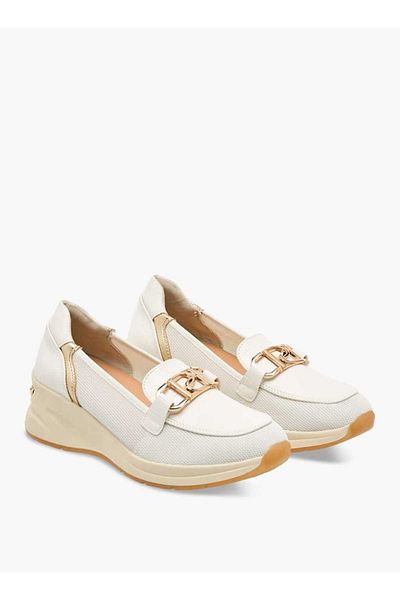 Paprika Paprika Panelled Slip-On Loafers with Metal Accent