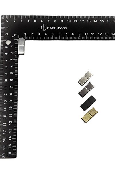 BONCADAS 4x8 MM DERİ BİLEKLİK KİLİTİ MIKNATISLI KİLİT (5 ADET)