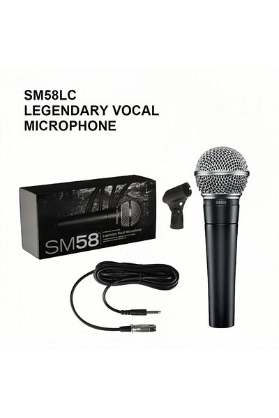 Choice No Switch Metal SM58 cardioid Dynamic Microphone For Stage Singing Professional Wired Microphone for