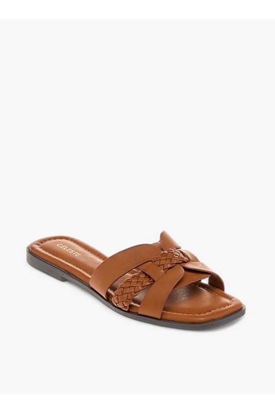 Celeste Celeste Women's Textured Slip-On Sandals