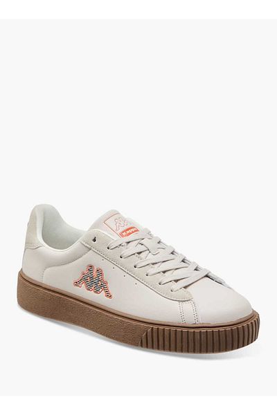 Kappa Women's Logo Applique Sneakers with Lace-Up Closure