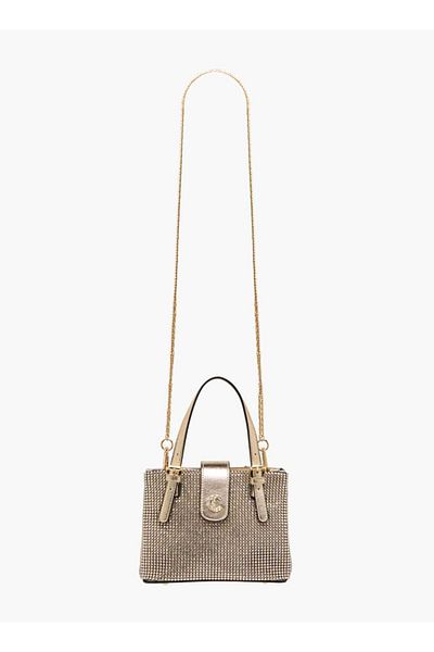 Le Confort Embellished Tote Bag with Zip Closure and Detachable Strap