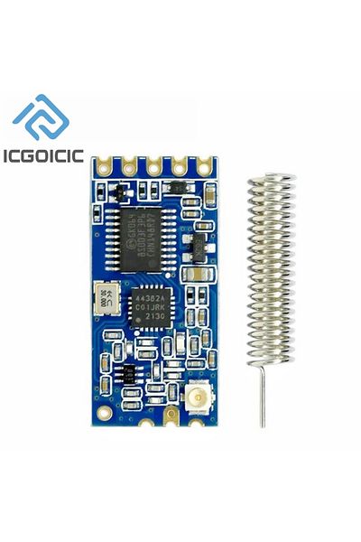 ICGOICIC SOP HC-12 SI4438/4463 SI4463 433Mhz Wireless Serial Port Module 1000m Replace Bluetooth-compatible
