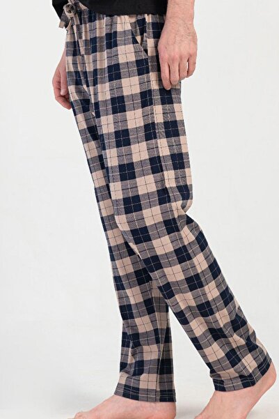 VİENETTA Men's Beige Single Bottom 100% Cotton C5T2N1O804