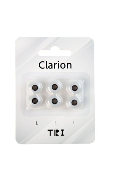 Choice L Tri Clarion Silicone Earphone Eartips 3 Pairs For S/m/l Size Headphone Accessory Wired Headset Ea.