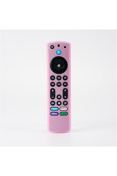 Choice Luminous Pink Silicone Remote case for 2023 Fire TV Stick 4K Max 2nd/Fire TV Omni Series/Fire TV 4-S
