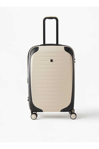 IT Textured Hardcase Trolley Bag with Retractable Handle