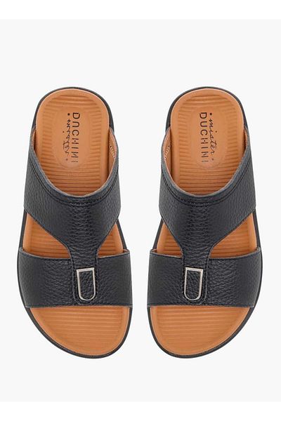 Mister Duchini Mister Duchini Textured Slip-On Arabic Sandals
