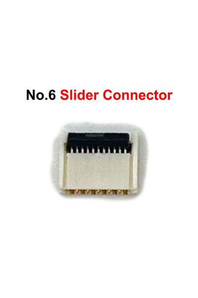 JCD No.6 Slider 1PCS Motherboard Chip Type-C Charging Port 2R2 Coil Slider Card Slot Battery Socket LCD