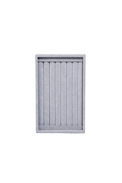 Choice Velvet Grey (SMALL) 1 Pc Velvet Jewelry Storage Tray Ring Earring Display Box Brooche Handicraft Cla