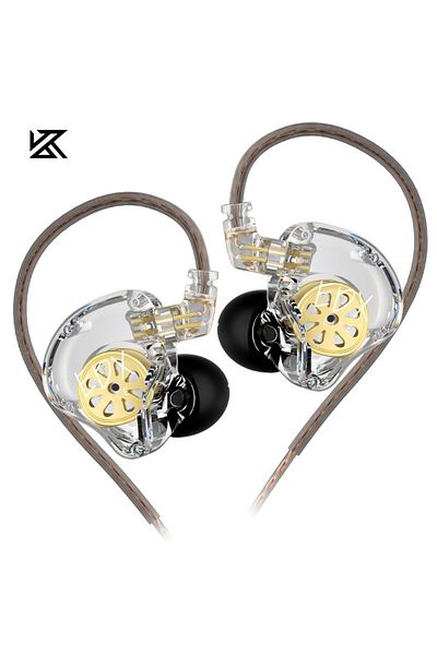 KZ White No Mic Original KZ EDX Lite HIFI Bass Earphones Stereo Music Earbuds In Ear IEM Monitor Stage