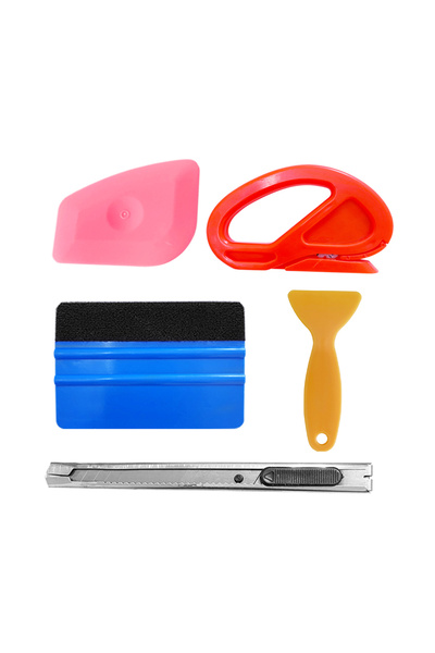 choice2 Type 03 Car Wrapping Tools Kit Scraper Film Kits Felt Squeegee Hard Scraper Cutter Wrap Tool Window