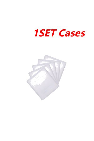 APWIKOGER 5PCS Cases 25-5PCS Plastic Game Card Cartridge Cases Transparent Anti Dust Cover Storage Boxes for N