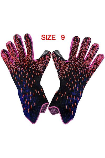 Choice Red-9 Football Goalkeeper Gloves Strong Grip for Soccer Goalie Goalkeeper Gloves with Size 6/7/8/9/1
