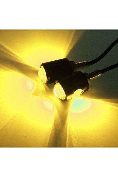 Choice YELLOW 2PCS Motorcycle LED Eagle Eye Light Turn Signal Indicator Super...