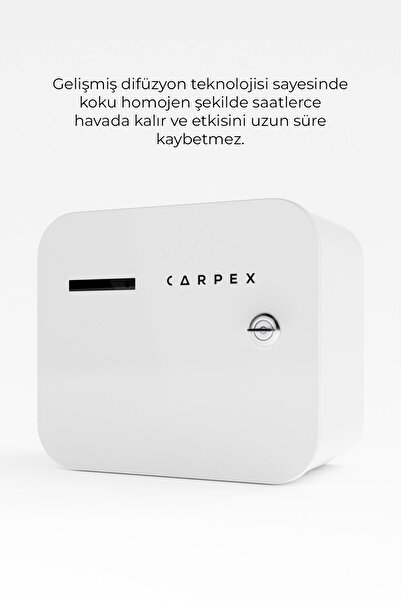 Carpex A1 Eco Geniş Alan Koku Makinesi ve Ginger Flowers A1 Koku Kartuşu 200 ML Seti