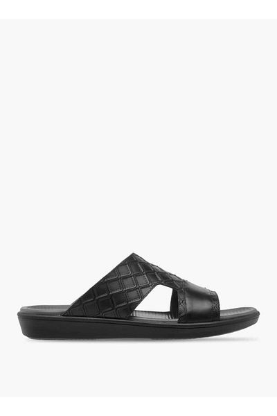 Duchini Duchini Men's Cutout Detail Slip-On Arabic Sandals