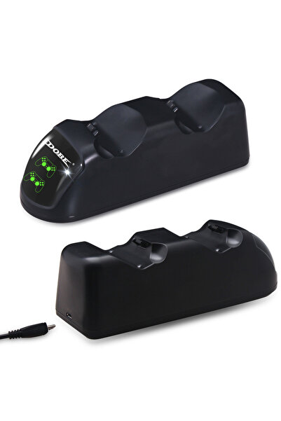 Choice قاعدة شحن 889A لوحدة تحكم PS4/PS4 Slim/PS4 Pro، قاعدة شحن سريعة بمنفذ ...