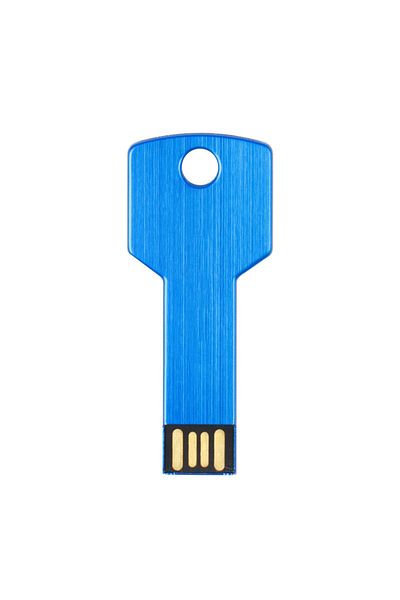 JASTER 64GB Blue High-capacity Metal Key Shape USB Flash Drive 64GB Black Pen Drives Silver Stick Real Capa