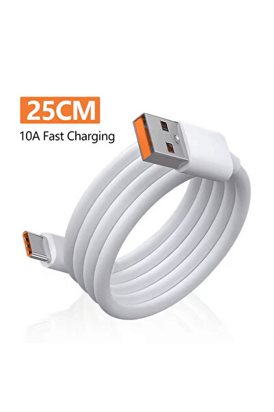 Choice كابل شحن سريع من النوع C بقوة 120 واط وطول 0.25 متر، يدعم الشحن السريع...