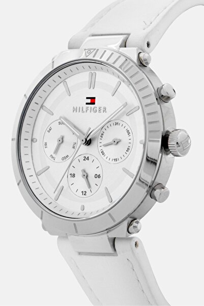 Tommy Hilfiger Women 1782352 Leather Watch 38 mm, White