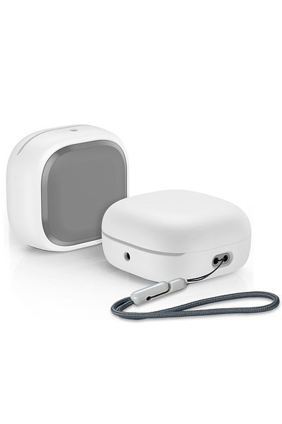 Choice White Protective Case for Samsung Galaxy Buds FE, Buds2 Pro, Buds2, Buds Live, Buds Pro Case, Hard C