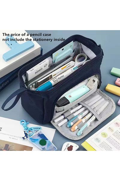 SQUMIDER A Large Capacity Pencil Case Cute Student Pencil Cases Big Pen Bag Case Storage Box Boy Girl Kid Of.