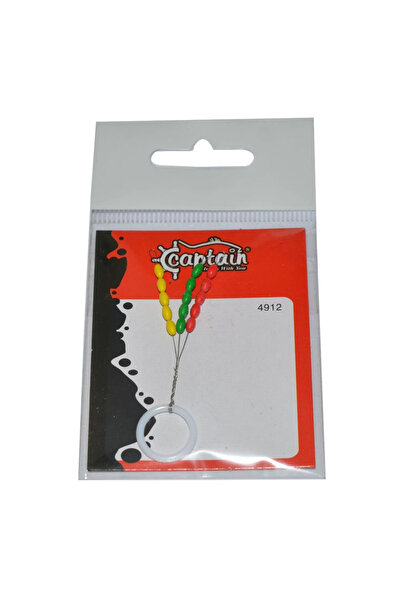 CAPTAIN 4912 Stoper 3x5'li Paket Renkli Silikon Stopper M
