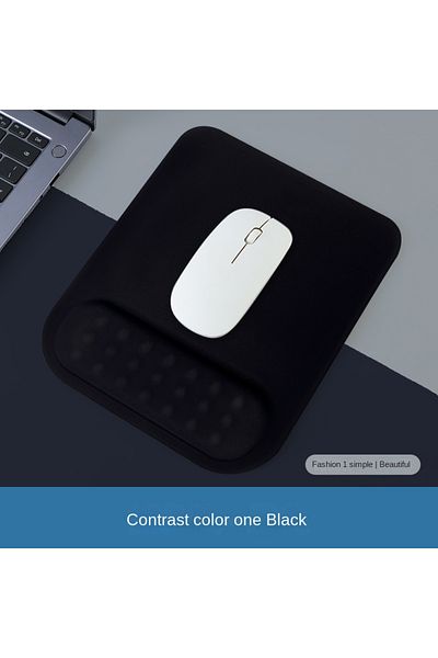 Choice square black Mouse pad with wrist rest pad Ergonomic anti-slip silicone base gaming accessories mous