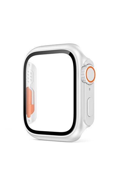 Choice غطاء حماية للشاشة من سلسلة 456 SE مقاس 44 مم، زجاج أبيض، مع علبة، مناسب لساعات مقاسات 44 مم، 45 مم، 41 مم، 40 مم، 42 مم، و38 مم.