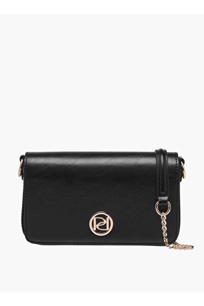 Paprika حقيبة كروس بودي بتفاصيل الشعار مع حزام سلسلة وقفل قلاب - العرض 4 × ال...