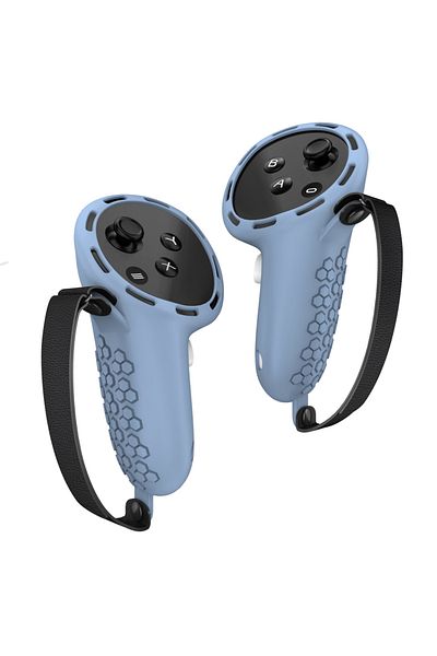 Choice blue Applies to Meta/Oculus Quest 3s controller handle protective case with adjustable knuckle strap