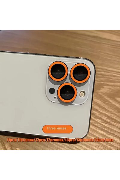 Choice Tempered Glass 16pro 16promax(3pcs Orange 2-3pcs Luminous Ceramic Camera Protector Film For Iphone 1