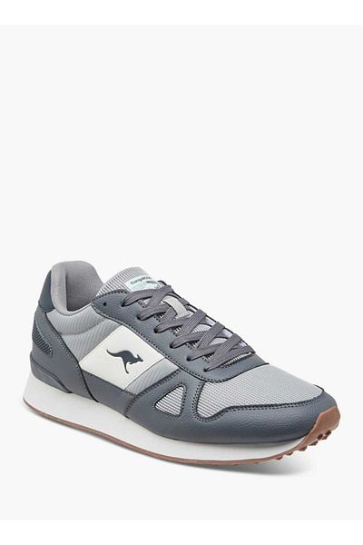 Kangaroos Men's Panelled Lace-Up Sports Shoes