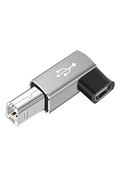 Choice محول USB B ذكر إلى USB Type C أنثى من NNBILI باللون الرمادي لمحول الما...