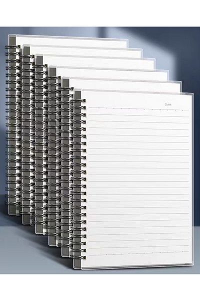 Choice دفتر ملاحظات حلزوني A5/B5 مُسطّر، دفتر ملاحظات مُسطّر فارغ، دفتر يوميات، دفتر رسم للمدرسة