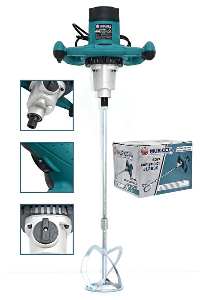 Mur-Cell Jı1636 Boya/alçı Karıştırma Mikseri 1300 Watt