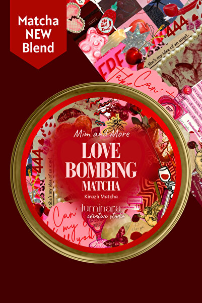 Mim and More Luminara Studio x Love Bombing Matcha - Kiraz Aromalı Matcha, 25 Gr