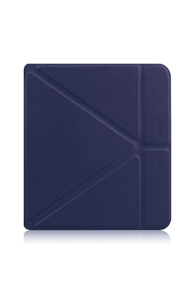 Choice غطاء نوم أزرق داكن لجهاز Kobo Libra 2 (إصدار 2021، طراز N418) جراب أوريجامي جلدي