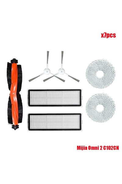 Choice 7 SET Compatible For Xiaomi Robot Vacuum X20+ / X20 Plus Replacement Parts Accessories Main Side Bru
