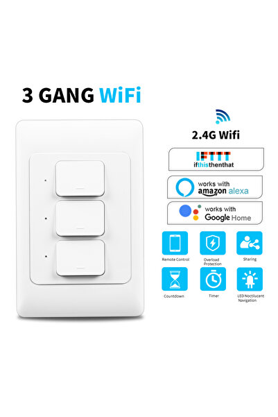 Choice NO (With)Neutral WiFi Smart Wall Light Switch No Neutral Wire Neutral ...