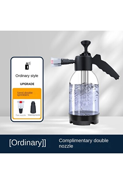 Choice1 بخاخ رغوة يدوي أبيض سعة 2 لتر مع 3 أنواع من الفوهات مدفع رغوة يدوي هو...