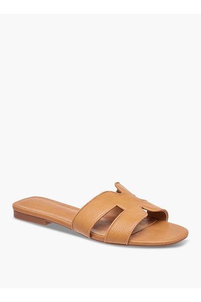 Celeste Celeste Women's Cutout Detail Slip-On Sandals