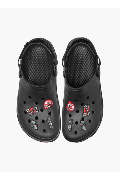 Lee Cooper Lee Cooper Men's Applique Detail Clogs with Backstrap
