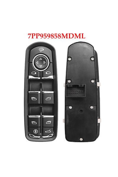 Choice 7PP959858MDML 7PP959858AEDML 7PP959858RDML 7PP959858MDML Front Left Power Window Switch Button For P