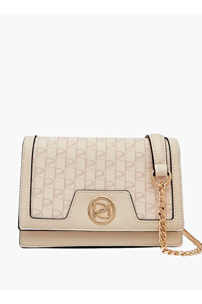 Paprika حقيبة كروس بودي مطبوعة بأحرف أولى مع زر إغلاق وحزام سلسلة - العرض 9 ×...